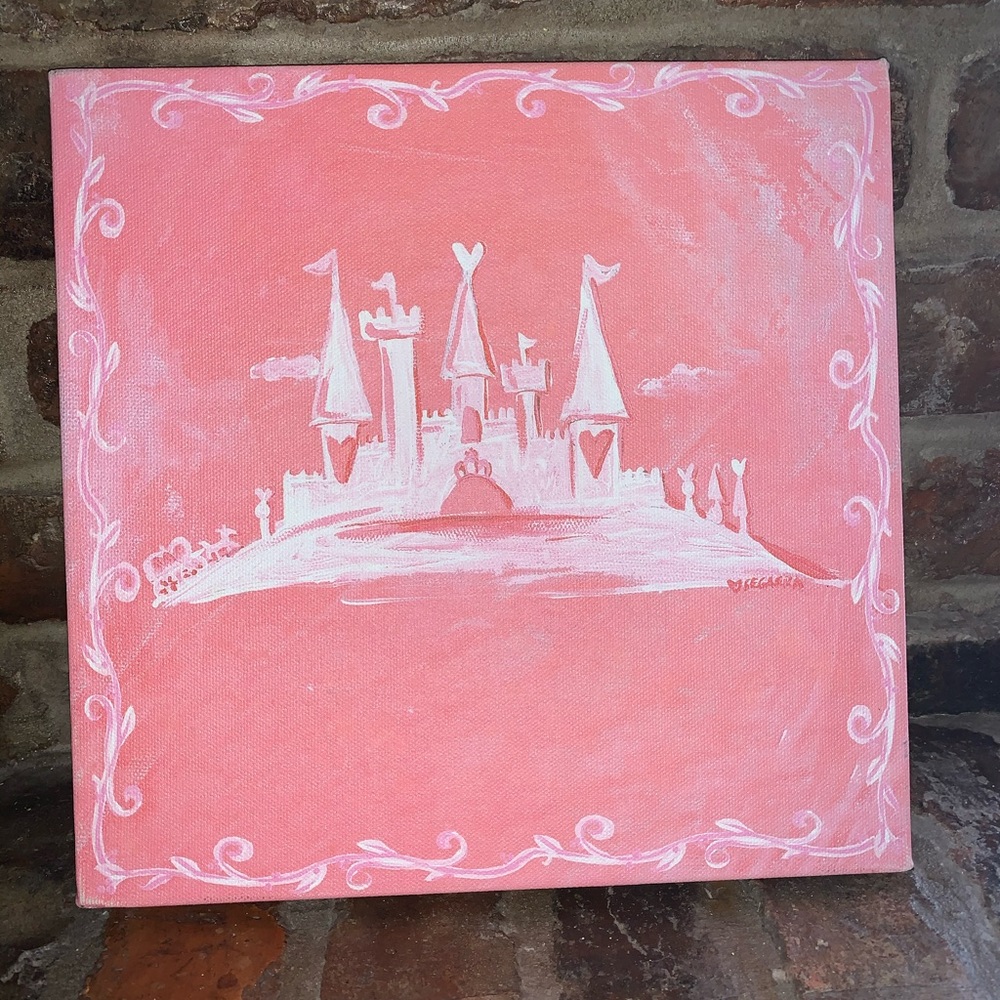 Oops Daisy Too Princess Castle Canvas